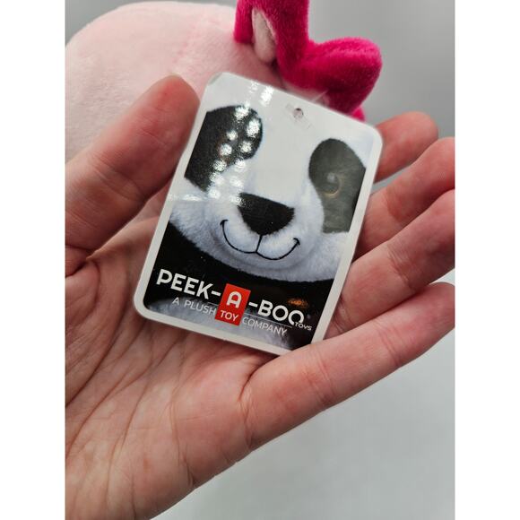 Peek A Boo Pink Axolotl Standing Plush Stuffed Animal 15" NEW - Picture 2 of 3